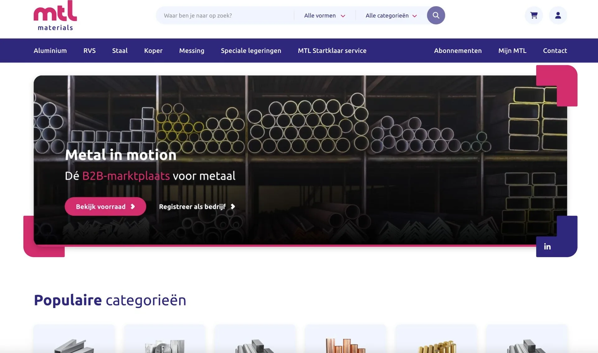 Website MTL Materials