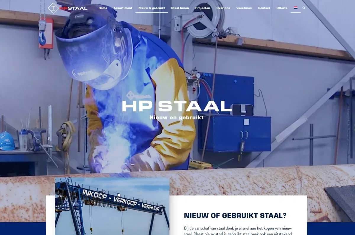 Website HP Staal