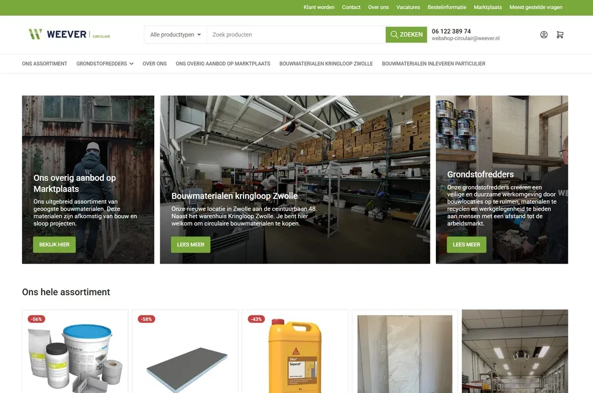 Website Weever Circulair